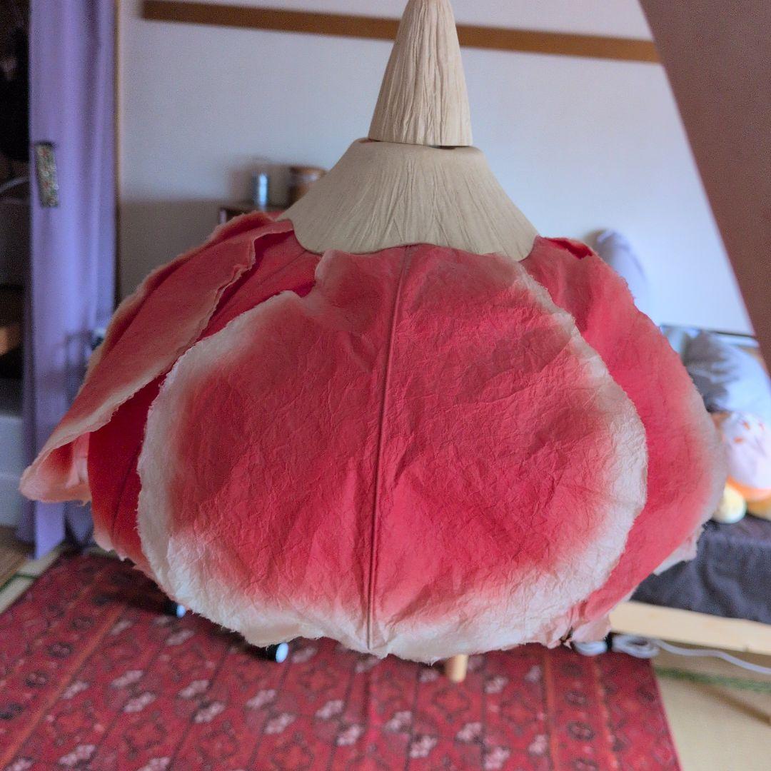 村松さちえさん　ピンク 花びら ペンダントライト