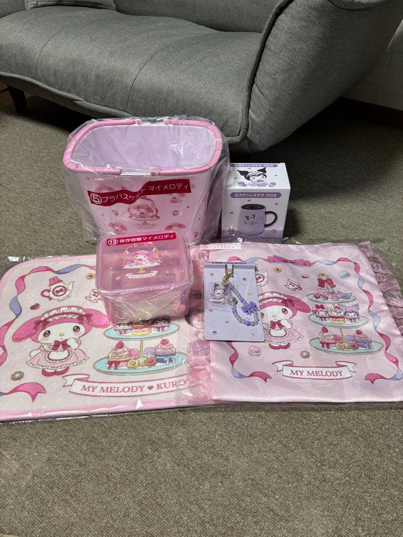 サンリオくじ　マイメロ　クロミ　一番くじ