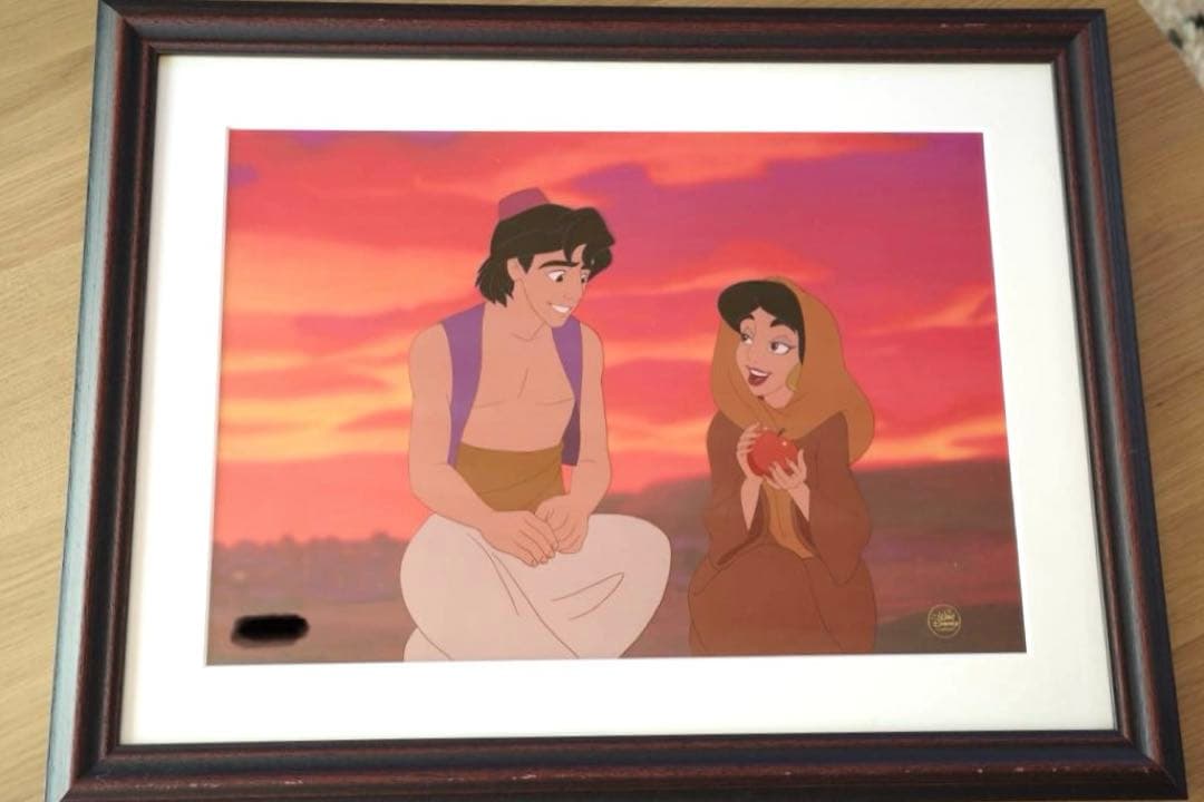 アラジン＆ジャスミン【Sunset Romance】サンセットロマンス　セル画