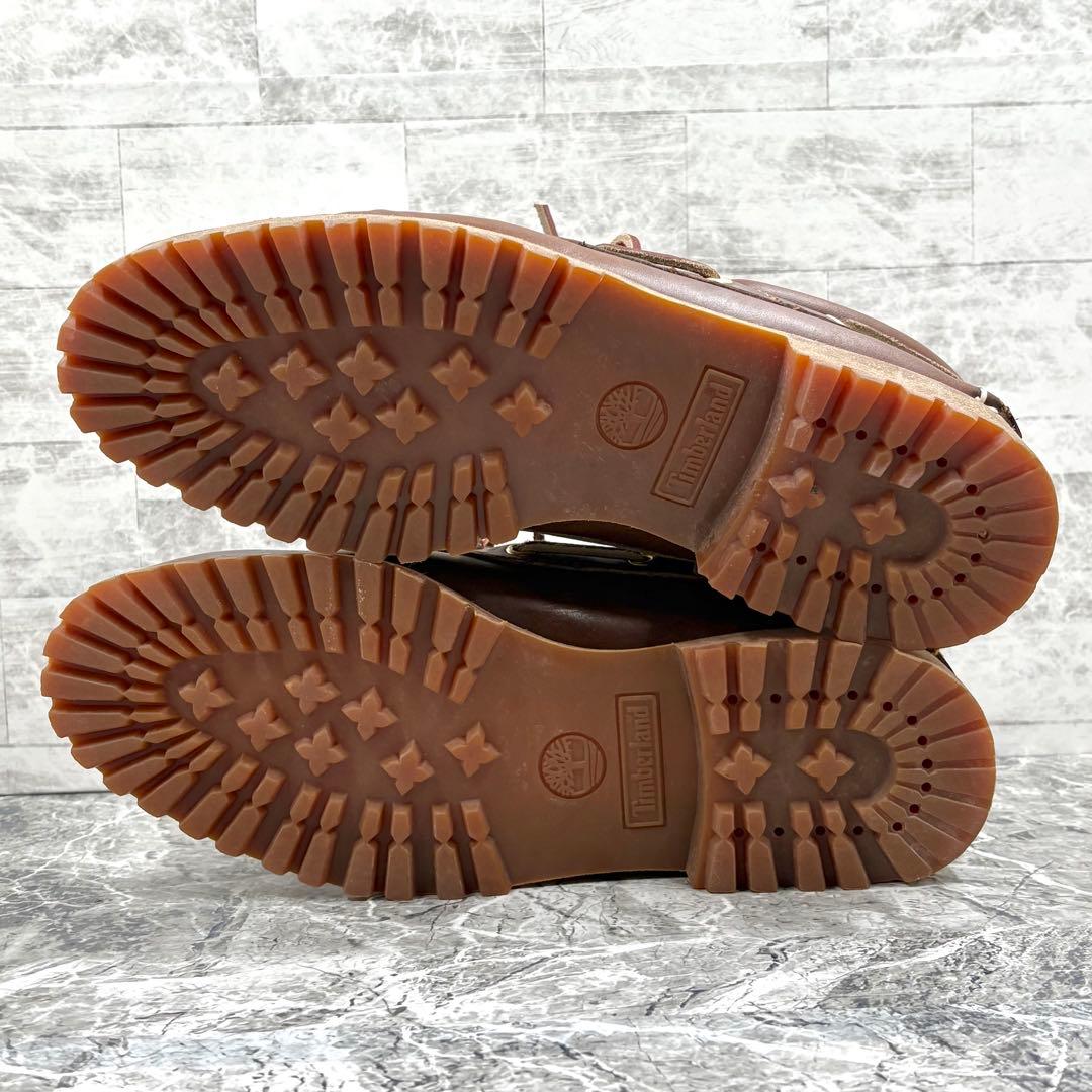 【美品】 ティンバーランド スリーアイ クラシック ラグ 27cm ブラウン