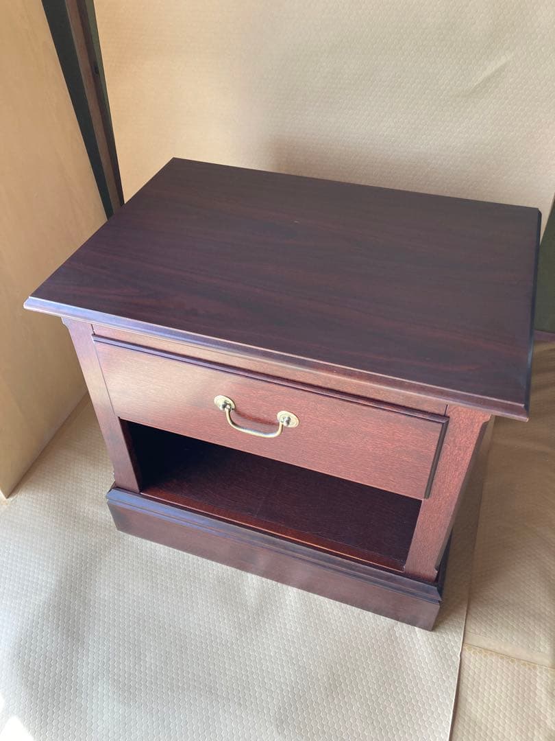 【送料込】米軍放出品/サイドテーブル/ナイトテーブル②