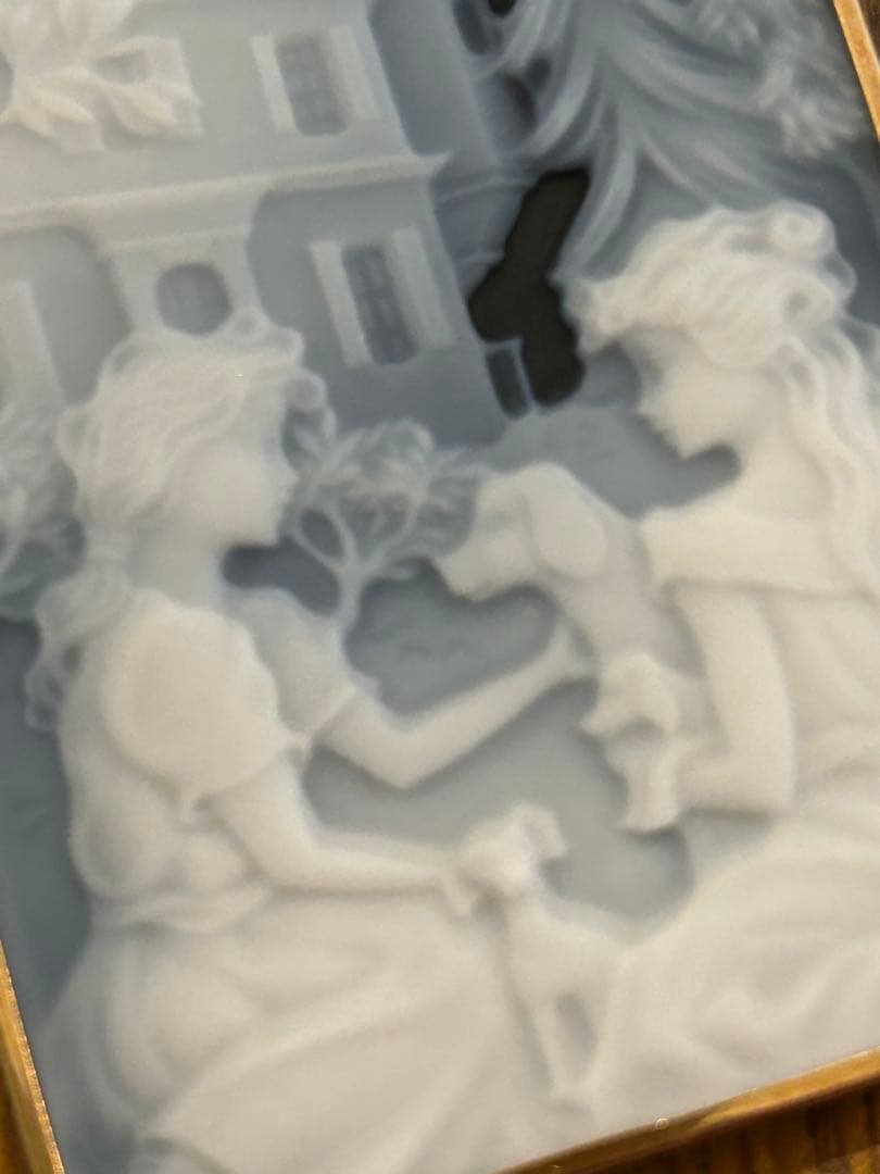 カメオ k18ブローチ ペンダントトップ