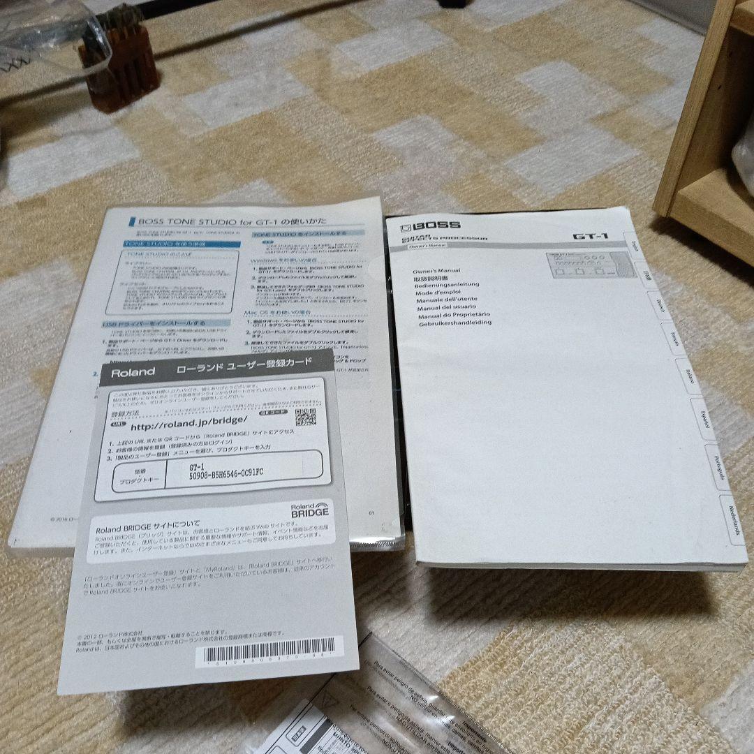 boss GT-1 PSA100S2電源ケーブル付