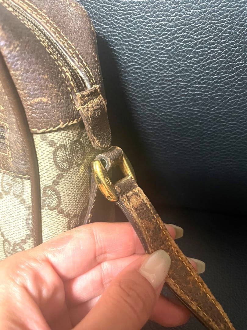 オールドグッチ シェリーライン GGスプリーム ショルダーバッグ