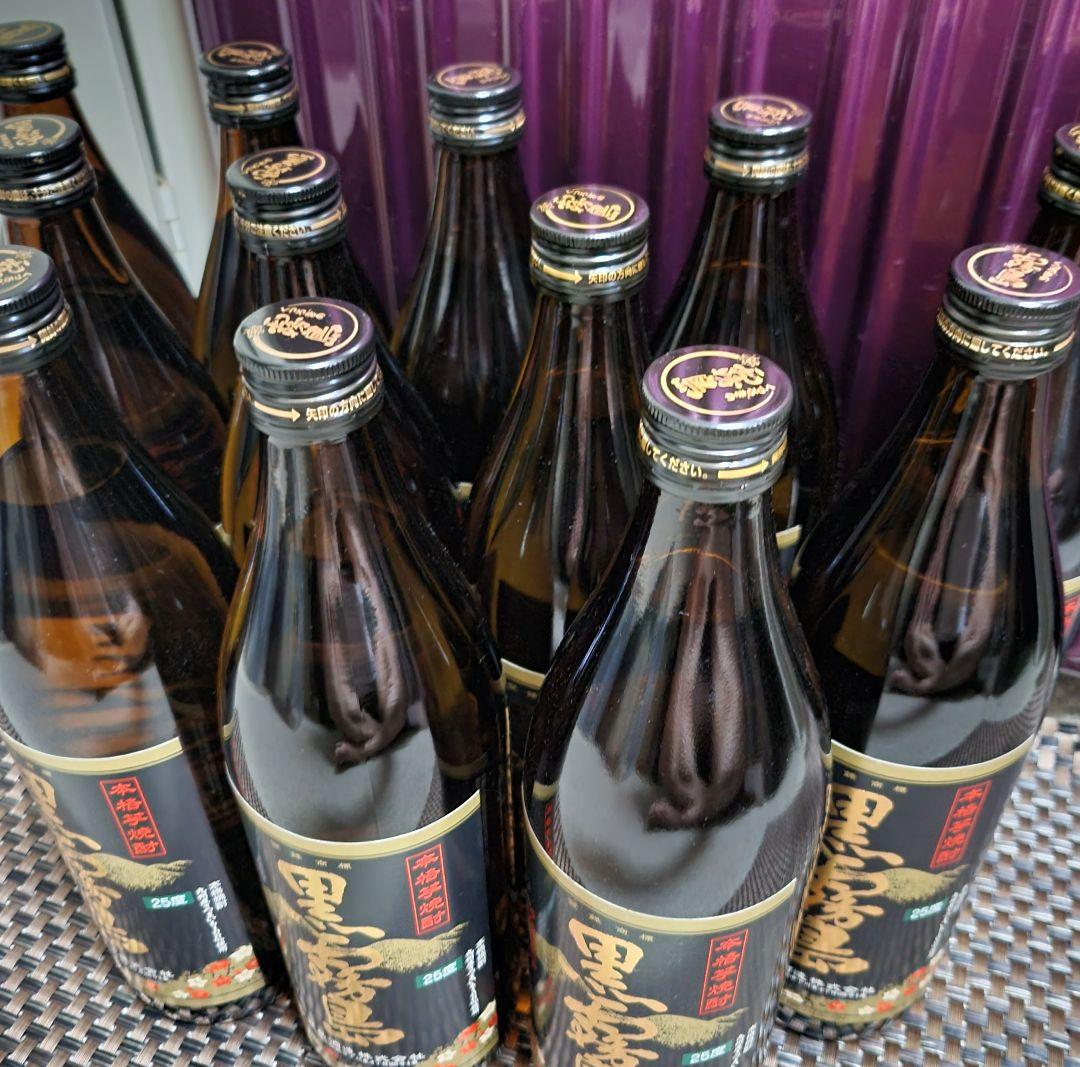 値下げ中です! 新品未開封【本格芋焼酎黒霧島】25度900ml×12本