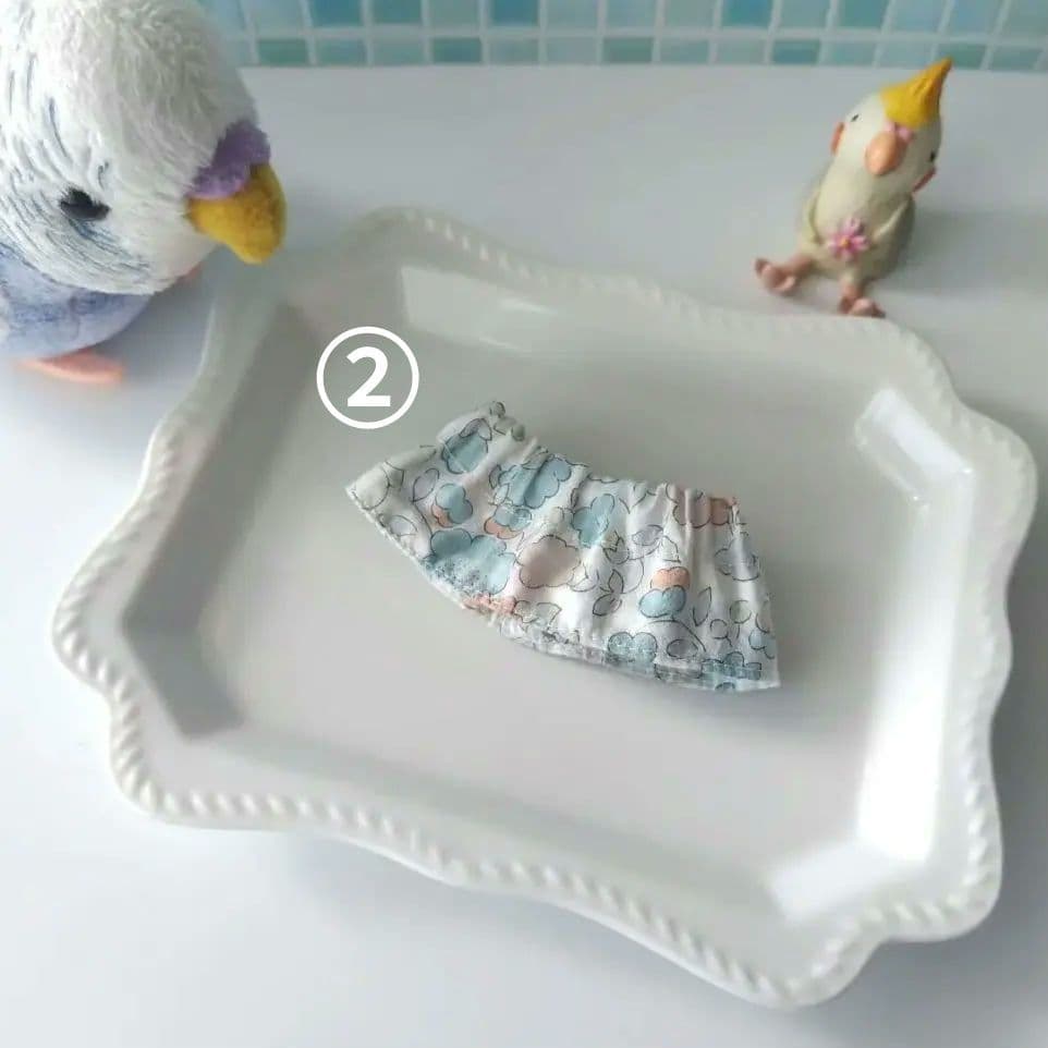 *＊ ハンドメイド　小鳥用　エリザベスカラー ＊* ふんわり柔らかタイプ