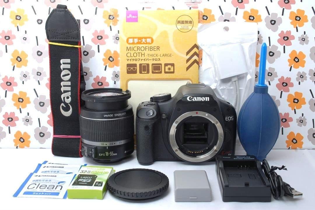 ❤Canon Kiss X3❤手ぶれ補正❤軽量＆入門モデル❤ショット数少ない❤