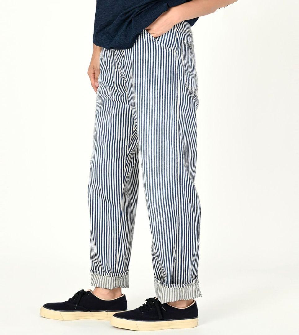 45r 小麦デニムの908ペインター(インディゴ重ね) ハイウエスト 日本製