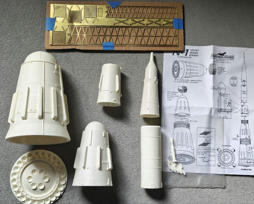 最終値下げ★1/144 N1ロケット レジンキット ソ連ロシア N1L3 N-1