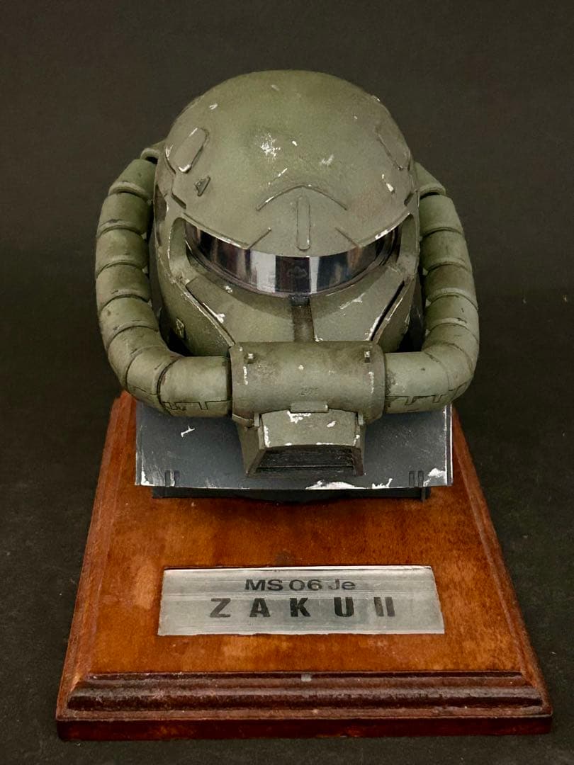 改修塗装済完成品　1/35 ザクヘッド　ランバラル独立遊撃隊セット