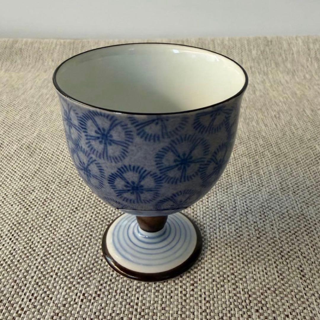 琥山窯　ぐい呑み　バーバリー　ハンカチ　深川製磁　ワインカップ