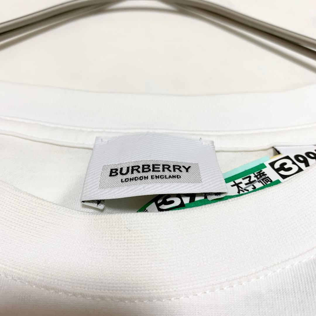 バーバリー Burberry TBロゴ Tシャツ 半袖カットソー ホワイト 白