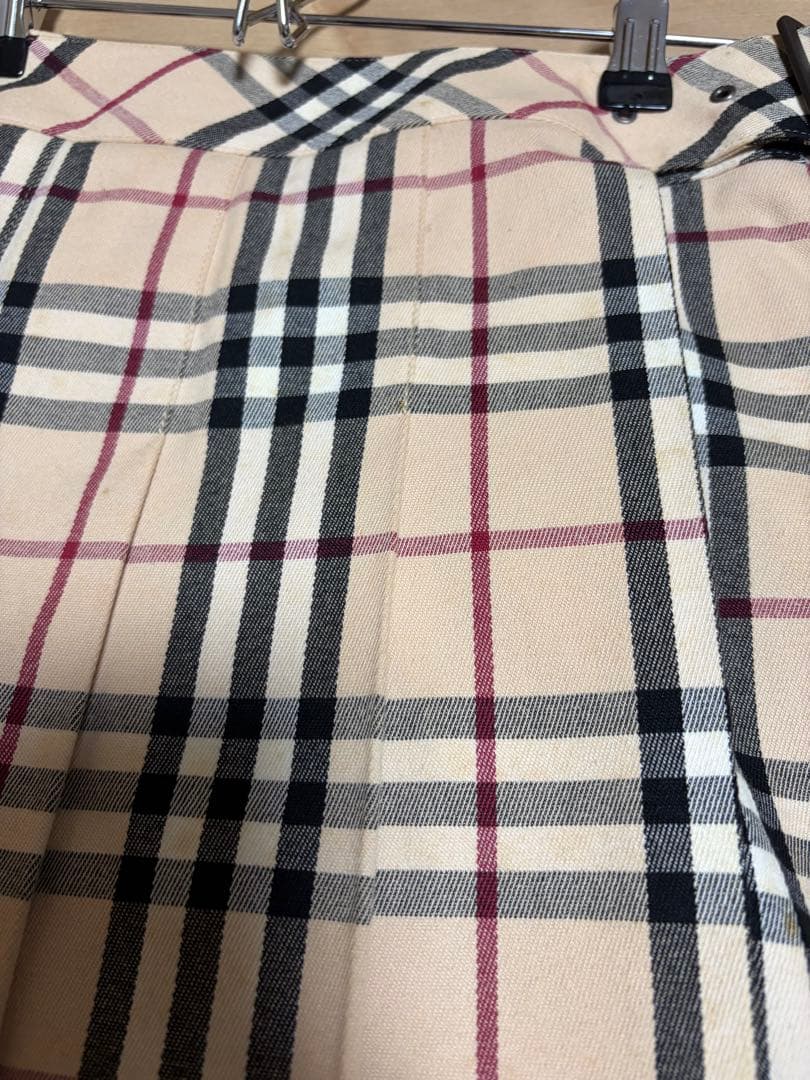 Burberry バーバリーノバチェックプリーツスカート ベージュ　Mサイズ