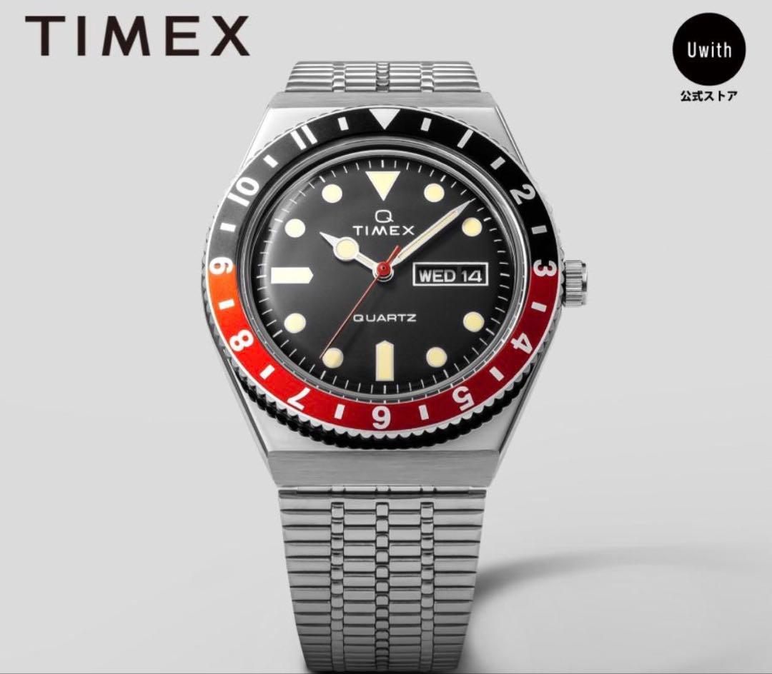 【未使用】TIMEX Q メタルベルト ユニセックス 正規品 TW2U61300