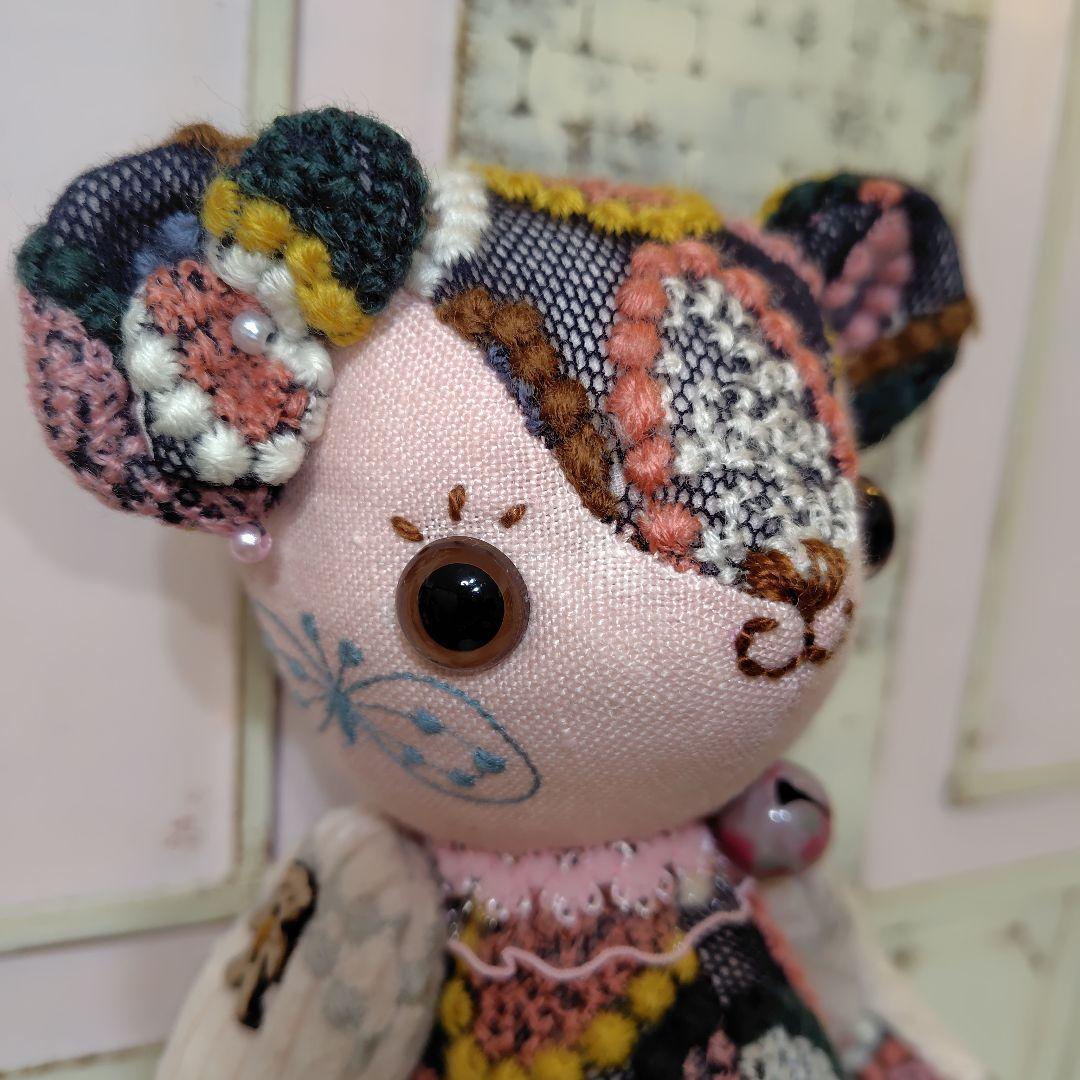 ゆ*こ様 【オークションです】ミナペルホネン＊ハンドメイド＊ぬいぐるみ＊テディベ