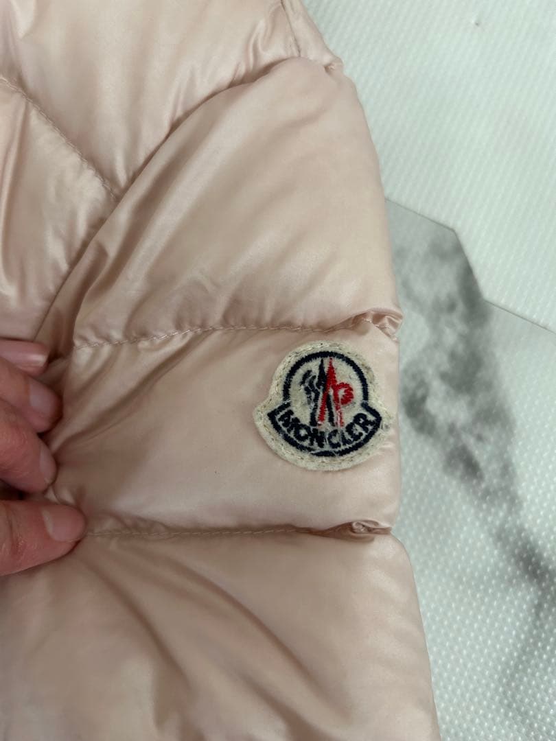 モンクレール　ベビー　ダウン　ピンク