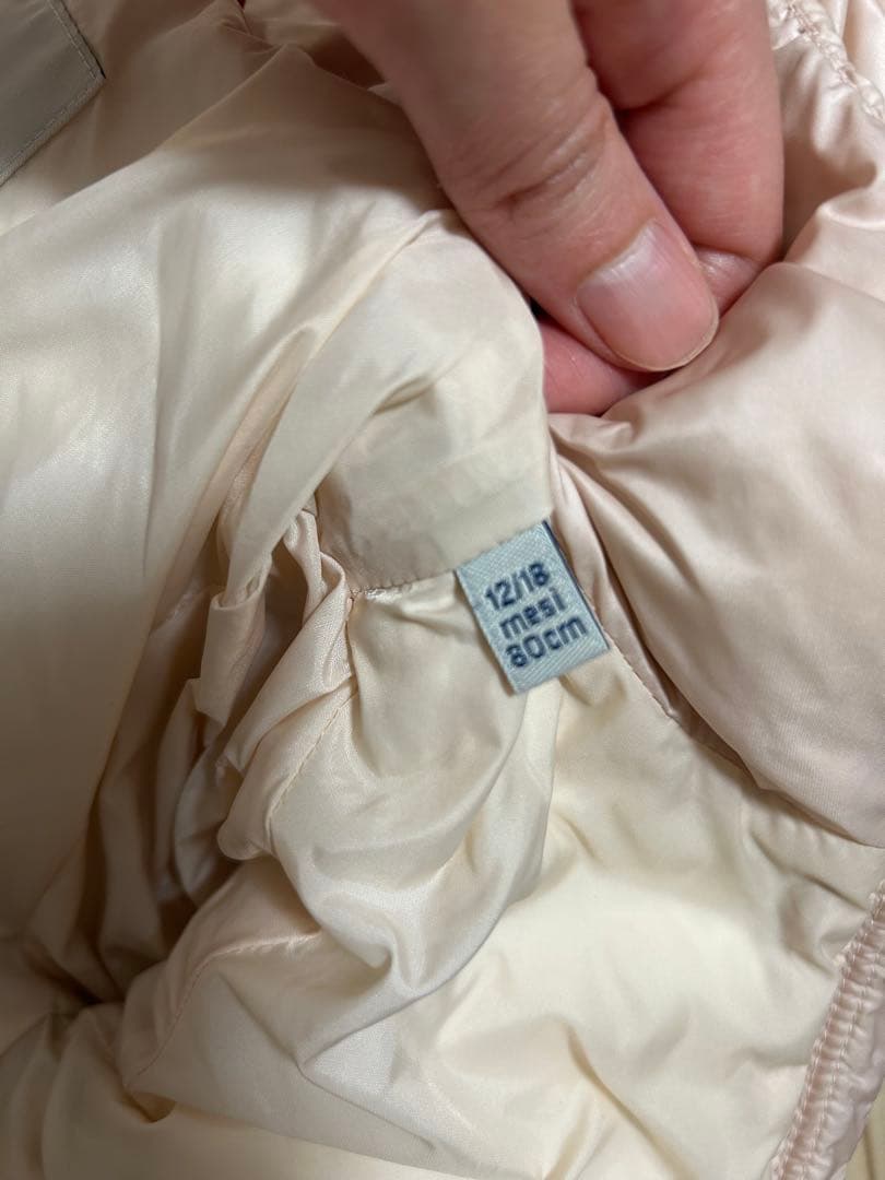 モンクレール　ベビー　ダウン　ピンク