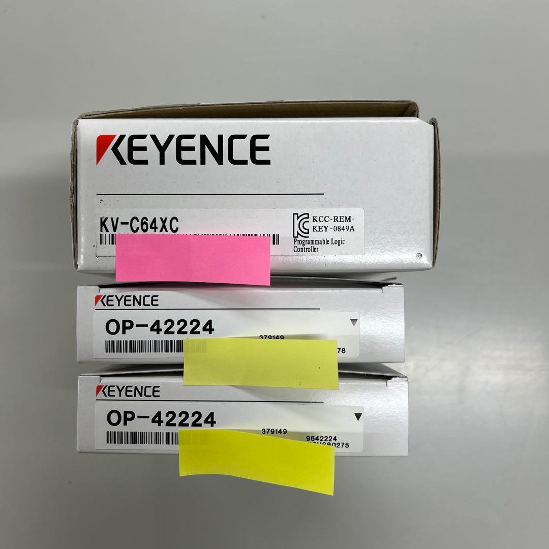 KEYENCE KV-C64XC OP-42224 ✖️2台セット
