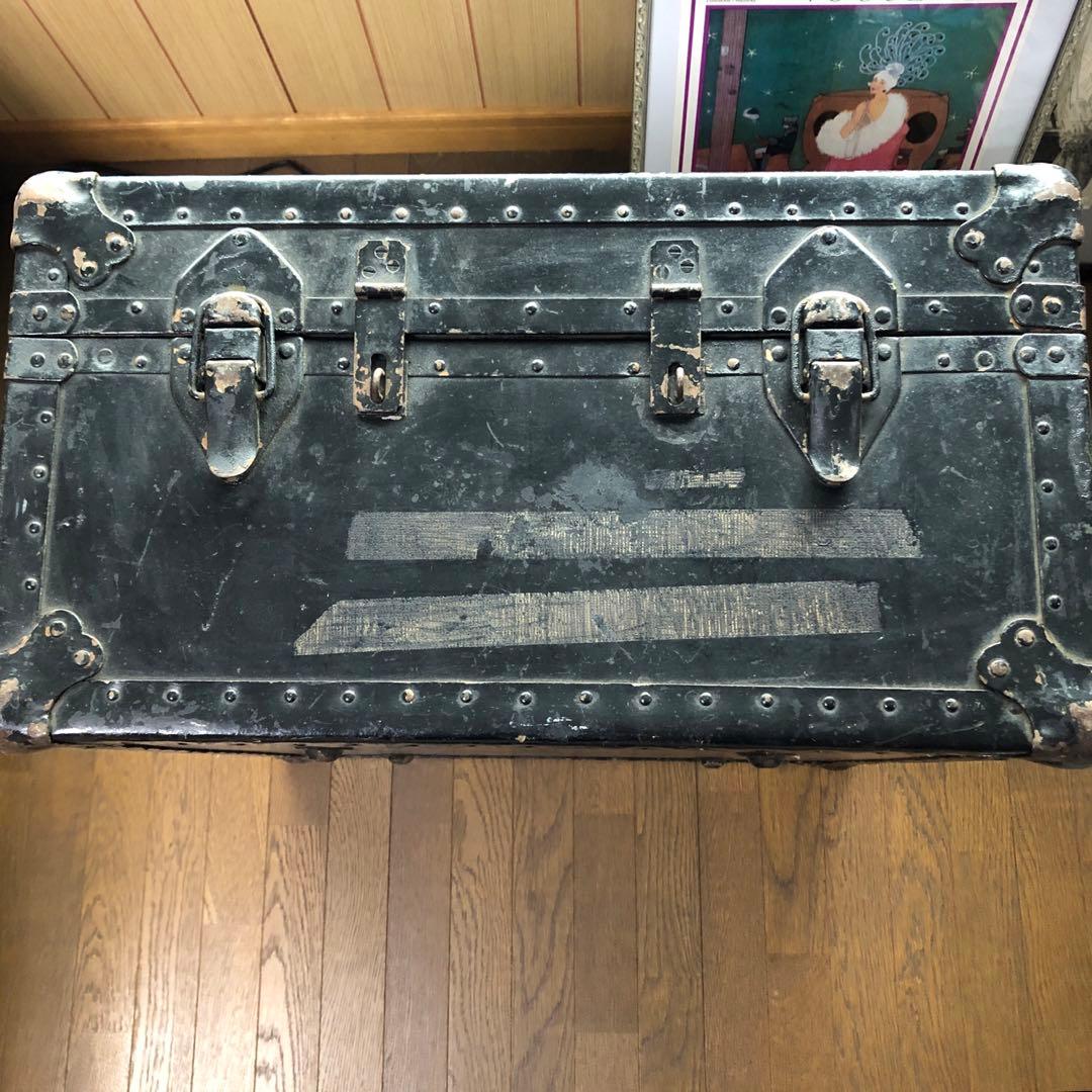 限定お値下げ！ヴィンテージ　レトロ　トランク　特大トランクケース