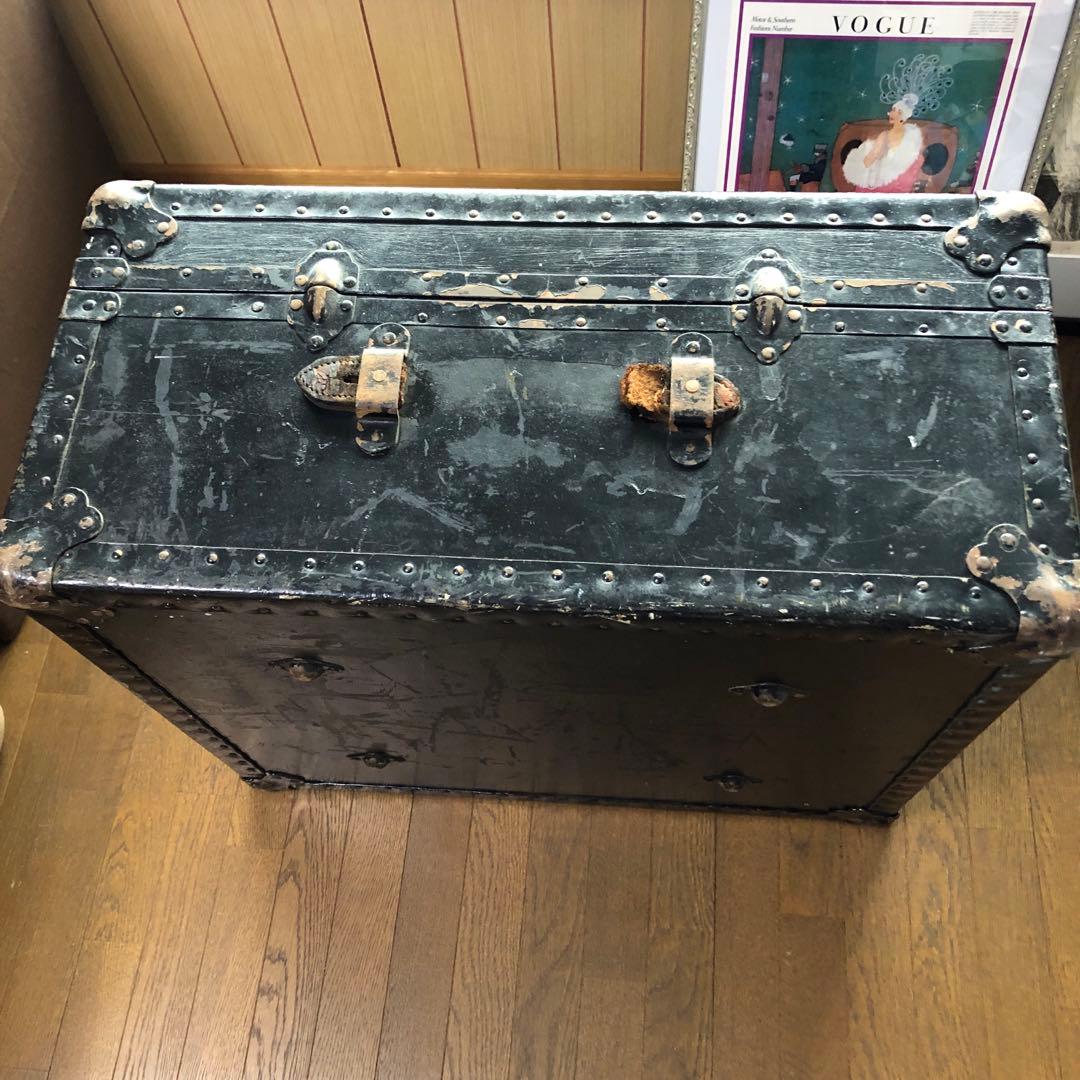限定お値下げ！ヴィンテージ　レトロ　トランク　特大トランクケース
