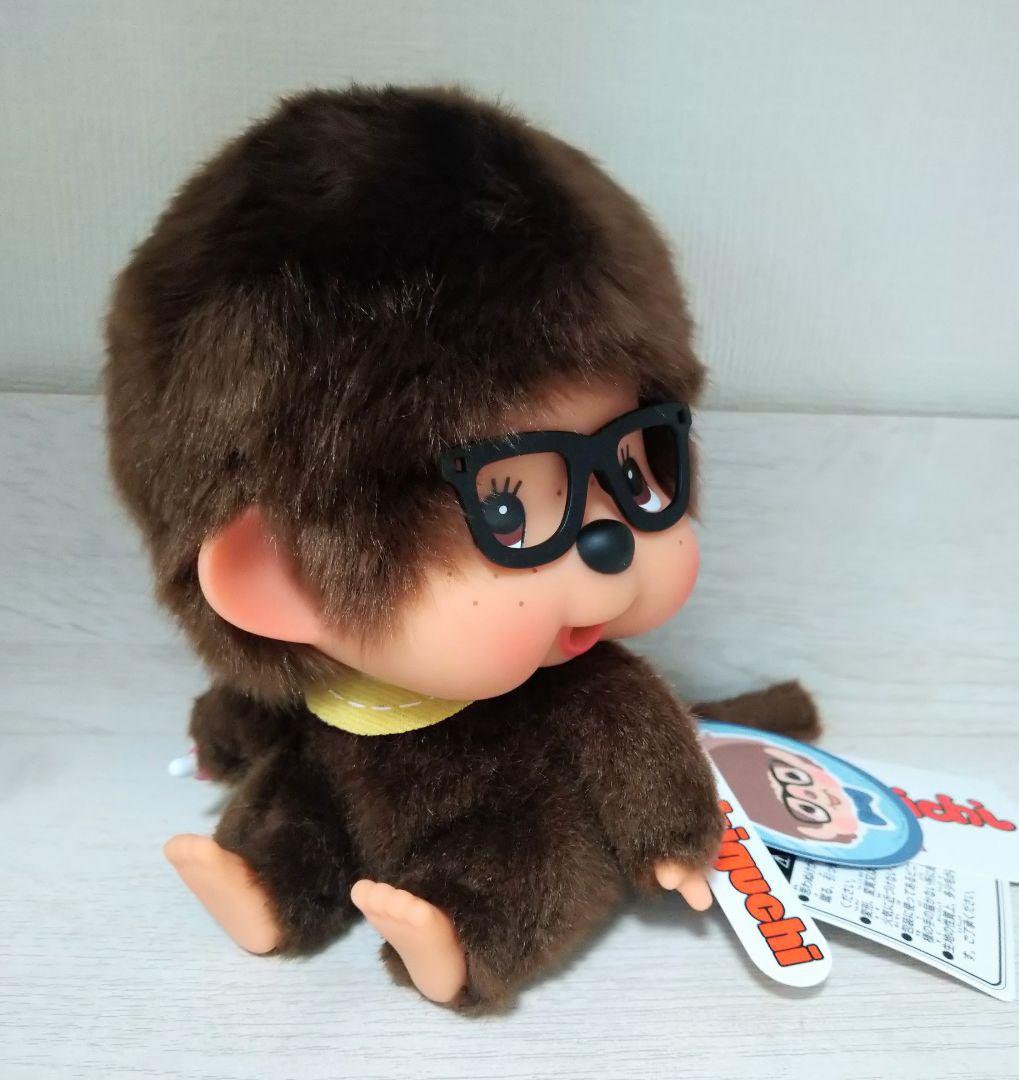 新品 モンチッチ 顔デカ 座り メガネ 香港限定 3体セット 726288s