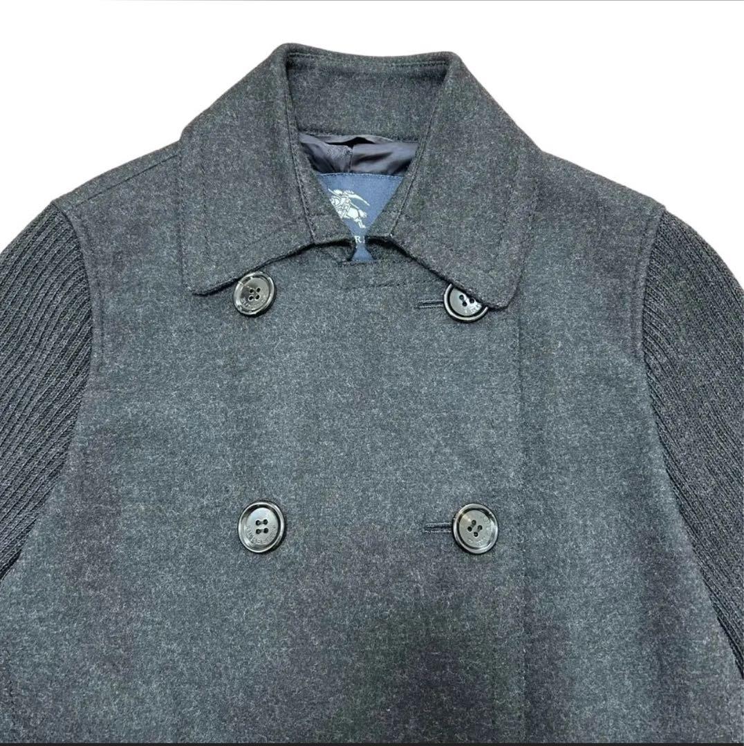 BURBERRY LONDON wool knit チェスターコート　38