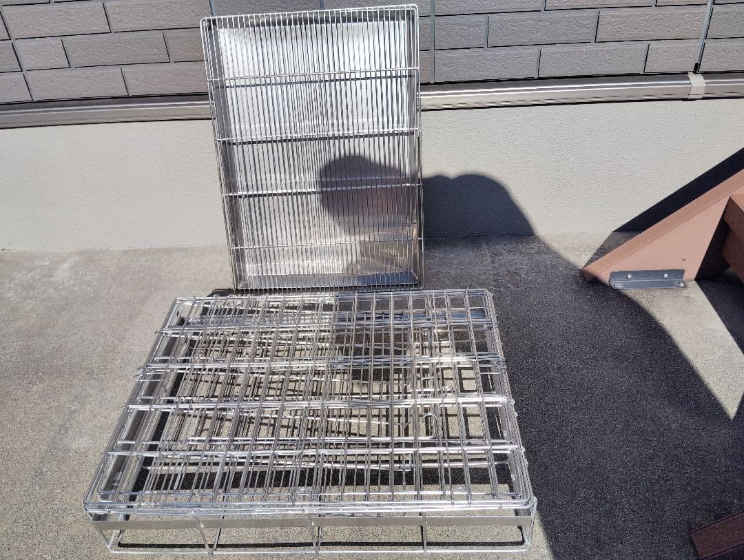 ハチコウ ステンレスケージＭ−ＳＯＰ 長面開 美品