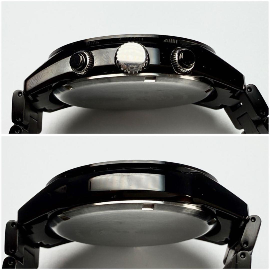 極美品【稼働】シチズン 腕時計 エコドライブ クロノグラフ 新品ベルト付