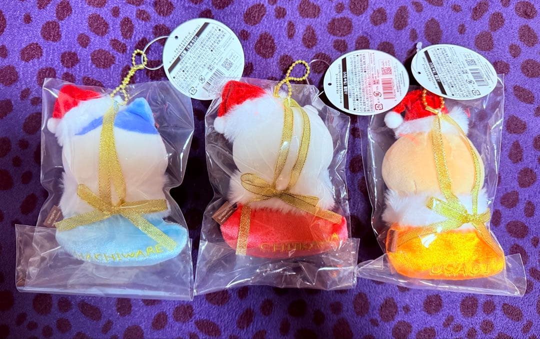 新品 ちいかわ ハチワレ うさぎ クリスマスマスコット 9点セット