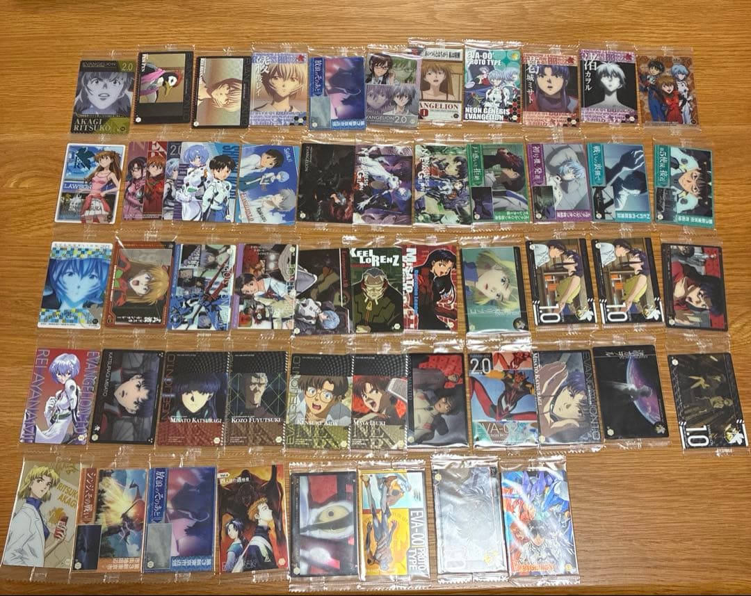 【期間限定】【未開封】エヴァンゲリオン　ウエハース　カード　52枚