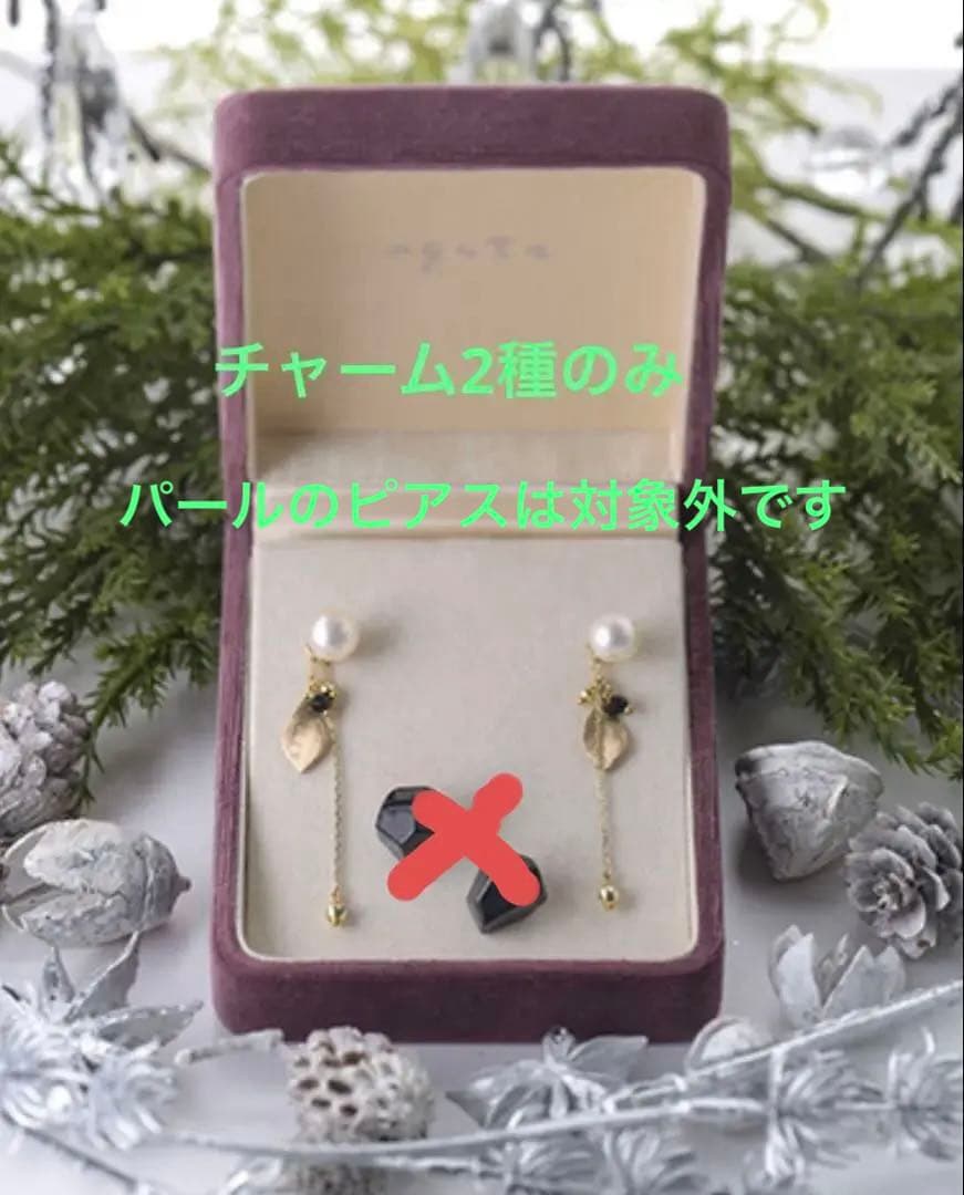 アガット　K10ピアスセット 2015 WINTER限定