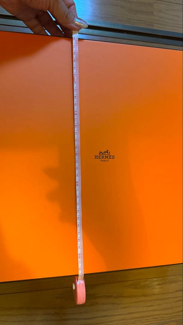 HERMES ギフトボックス オレンジ 約30cm