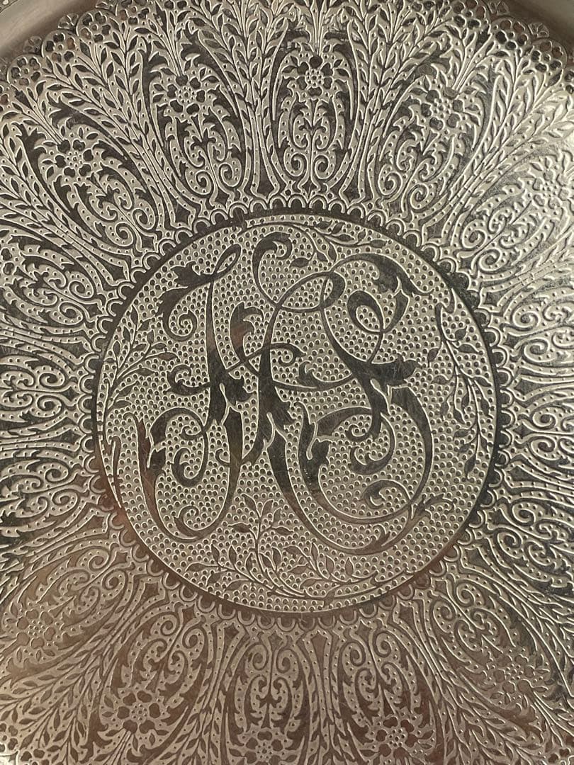 【美品・豪華】レノックス 金彩 モノグラム ２６．４㎝ 大皿 Lenox