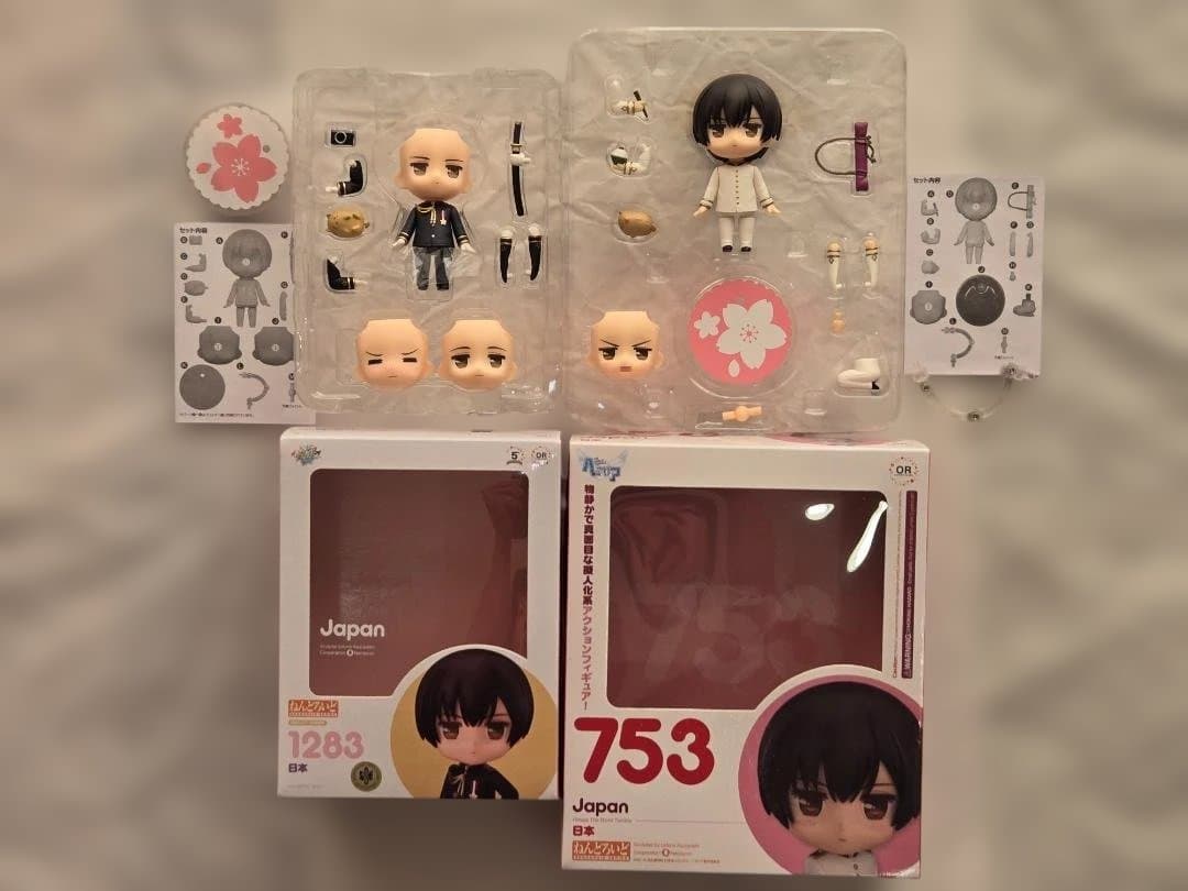 ねんどろいどヘタリア日本　白黒セット