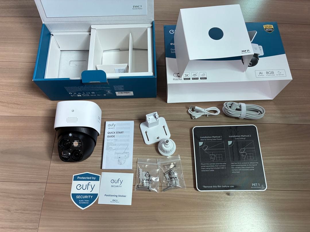Anker eufy Security SoloCam S340 防犯カメラ