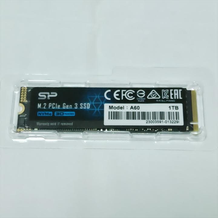 Silicon Power シリコンパワー M.2 SSD 1TB P34A60