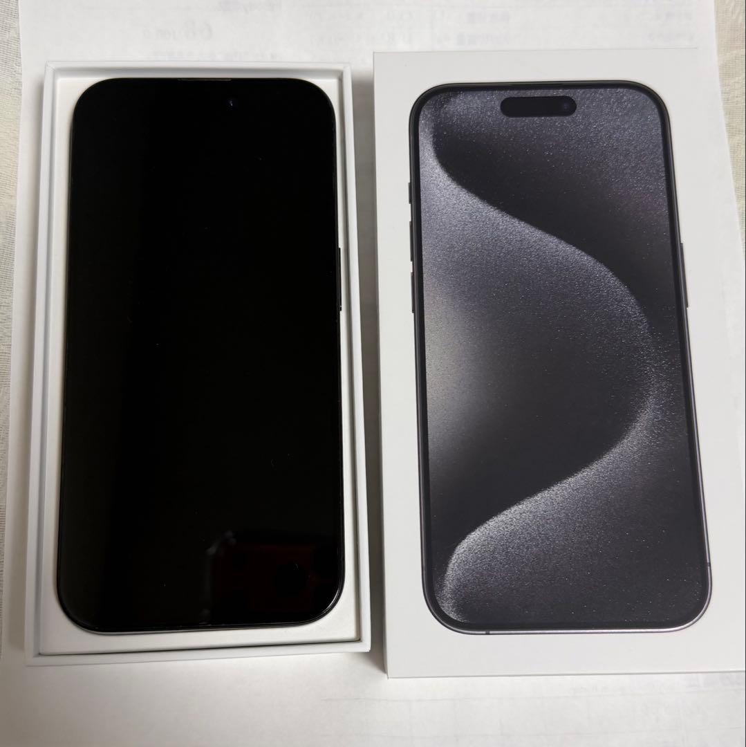 【たんやす商店】Apple iPhone 15 Pro ブルーチタニウム