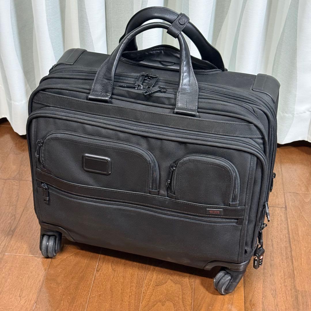 【極美品】TUMI 26627D2 4 wheel deluxe brief