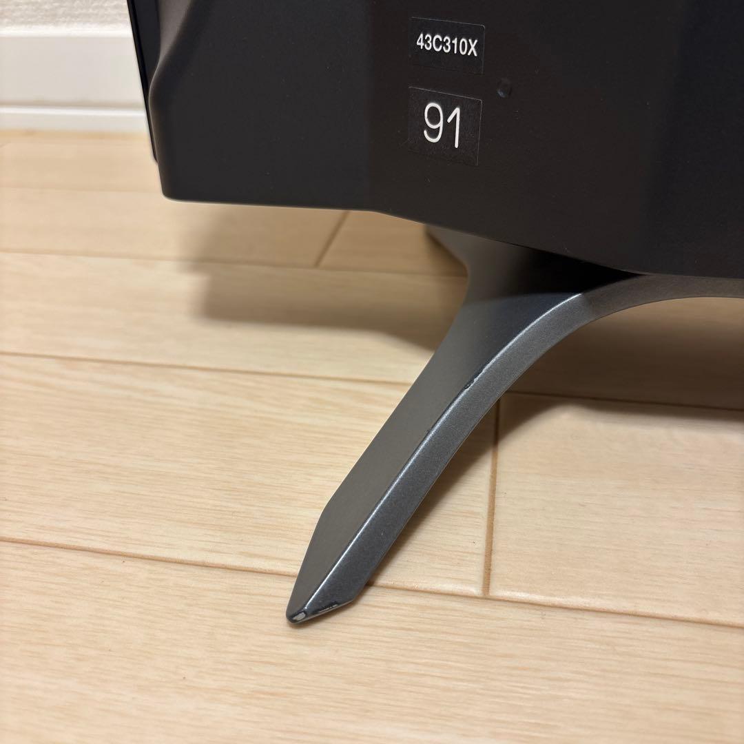 東芝43型液晶テレビ REGZA 43C310X 2017年製