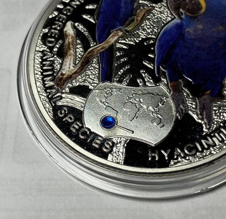 記念硬貨　ザンビア共和国　2014　絶滅危惧種保護　12種コンプリート