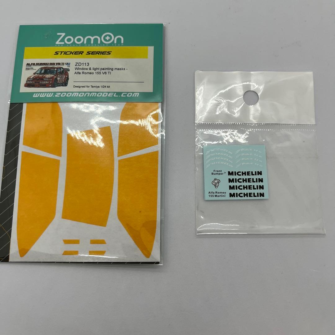 【新品】タミヤ 1/24 アルファロメオ 155 V6 TI 社外デカール付き