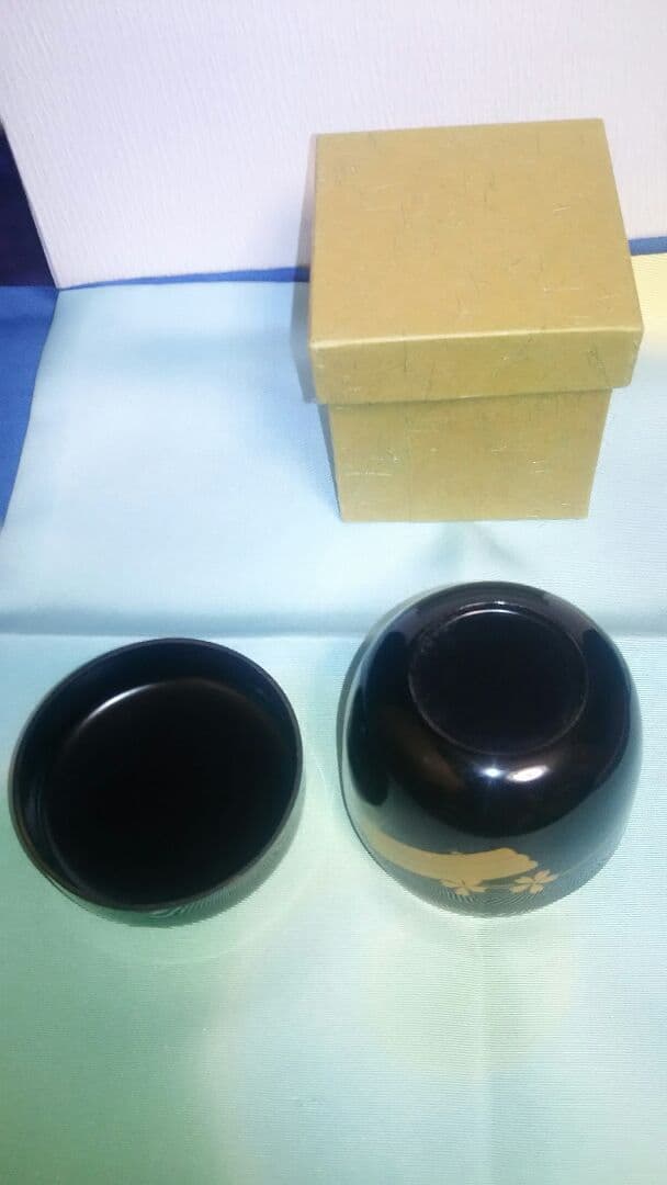 中棗、花筏、木製本漆塗