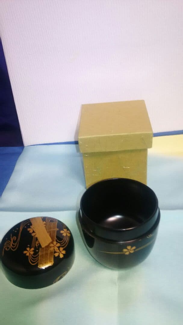 中棗、花筏、木製本漆塗