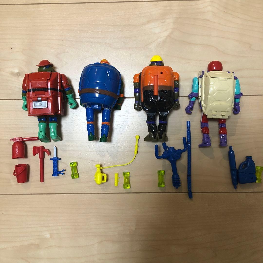 ミュータントタートルズ フィギュア 4体セット　マシンフィギュア