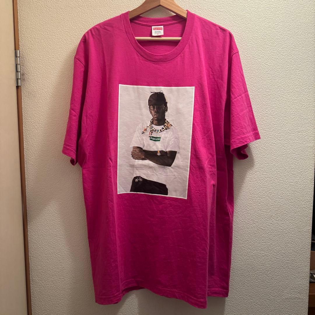 シュプリーム supreme Tシャツ タイラー マゼンタ