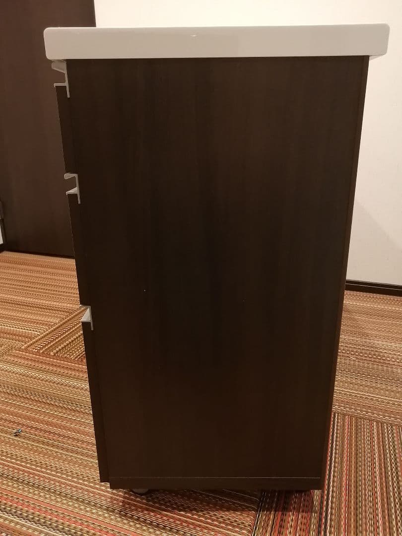 パモウナ　 キャスター付きキッチンカウンター