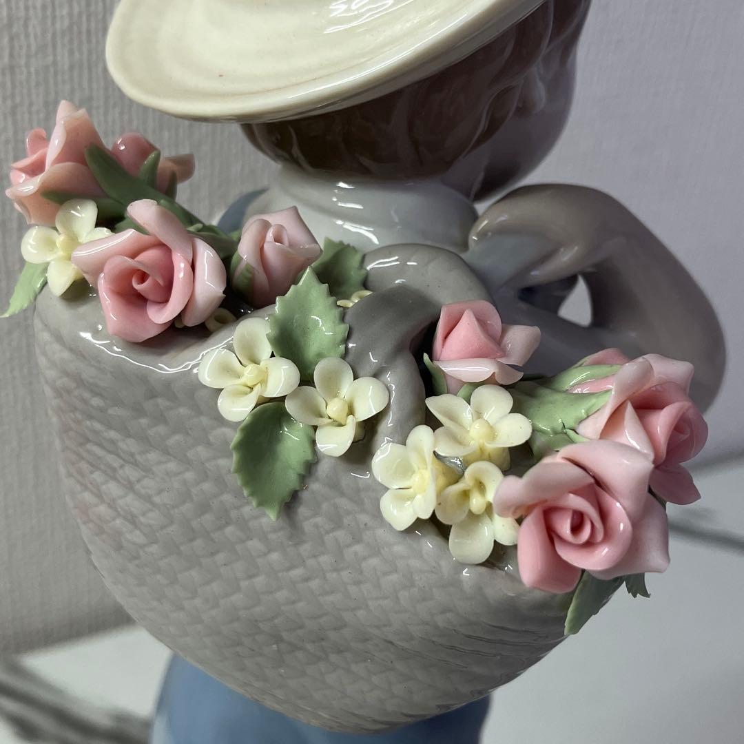 LLADRO リヤドロ 01286 花籠を背負う少年 フィギュリン 箱付