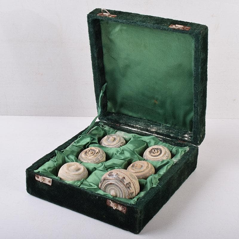 タイ古陶磁　スンコロク　宋胡録　合子　蓋物　箱付　M　R8933