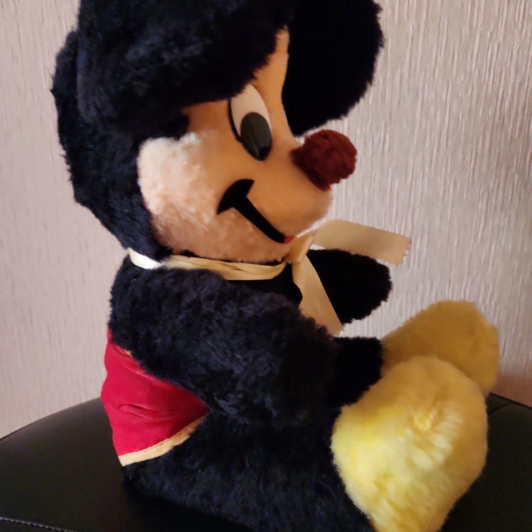 ヴィンテージミッキーマウスぬいぐるみ　アメリカ製　手作りぬいぐるみ