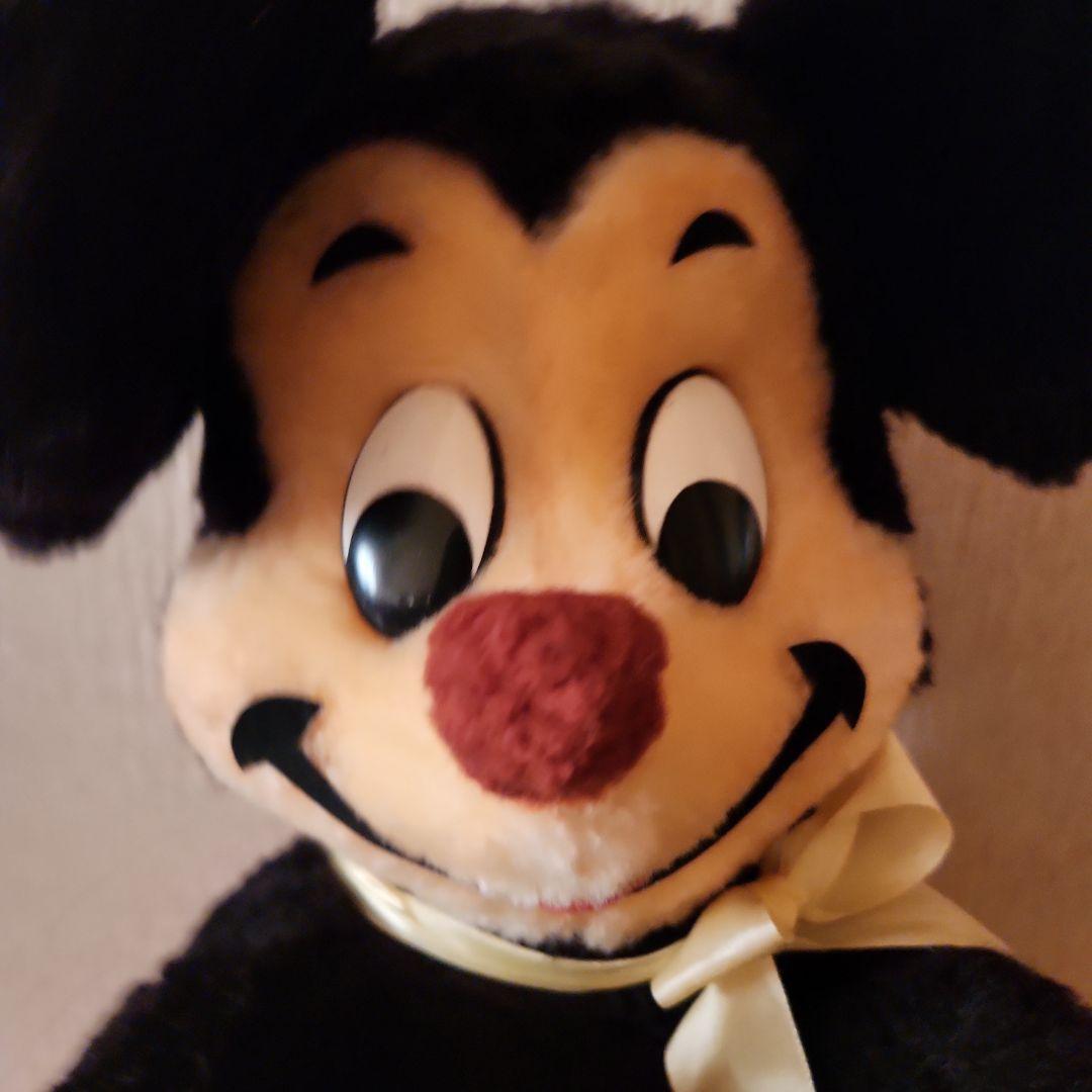 ヴィンテージミッキーマウスぬいぐるみ　アメリカ製　手作りぬいぐるみ